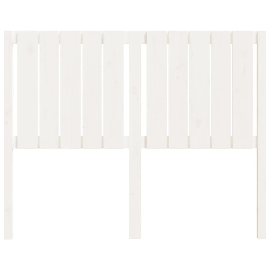 Cabecero de cama madera maciza de pino blanco 125,5x4x100