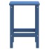 Mesa de jardín Adirondack HDPE azul agua 38x38x46