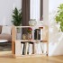 Estantería/divisor de espacios madera maciza pino 80x25x70