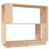 Estantería/divisor de espacios madera maciza pino 80x25x70