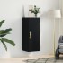 Armario de pared negro 34,5x34x90
