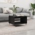 Mesa de centro madera de ingeniería negra 60x50x40