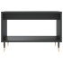 Mesa de centro madera de ingeniería negra 60x50x40