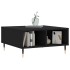 Mesa de centro madera de ingeniería negro 60x60x30