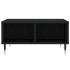 Mesa de centro madera de ingeniería negro 60x60x30