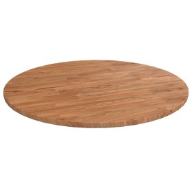 Tablero de mesa redonda madera de roble marrón claro Ø60x1,5