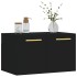 Armario de pared madera de ingeniería negro 60x36,5x35