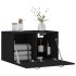 Armario de pared madera de ingeniería negro 60x36,5x35