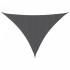 Toldo vela triangular tela Oxford gris antracita 3,5x3,5x4,9