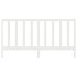 Cabecero de cama madera maciza de pino blanco 206x4x100