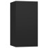 Mueble para TV de madera contrachapada negro 30,5x30x60