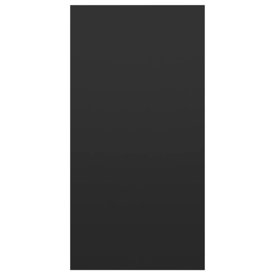 Mueble para TV de madera contrachapada negro 30,5x30x60