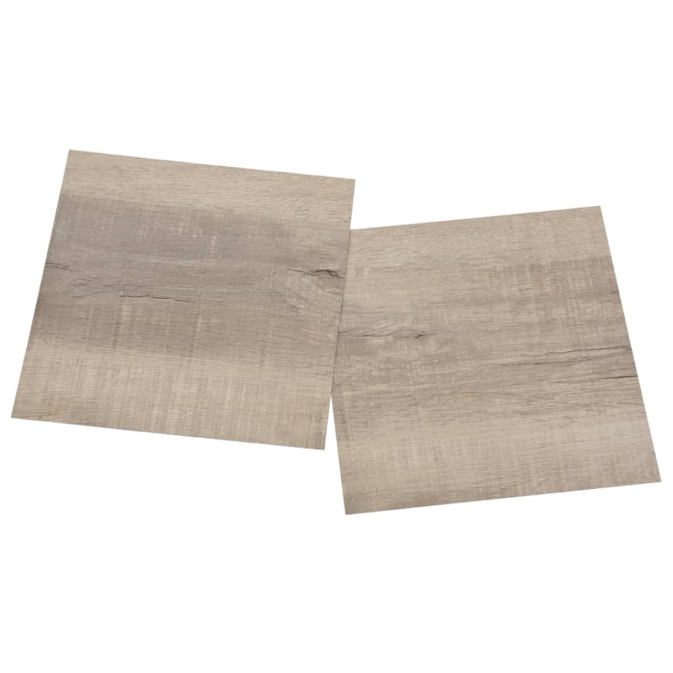 Tarimas de suelo autoadhesivas 20 uds PVC gris taupe 1,86