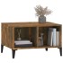 Mesa de centro madera contrachapada roble ahumado 60x50x36,5
