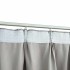 Cortinas opacas con ganchos 2 piezas gris 140x225