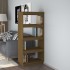 Estantería/divisor de espacios madera pino marrón 60x35x135