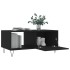 Mesa de centro madera contrachapada negro 90x50x40
