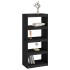 Estantería/divisor de espacios madera pino negro 60x30x135,5