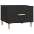 Mesa de centro madera contrachapada negro 50x50x40