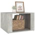 Mesita de noche madera contrachapada gris hormigón 57x55x36