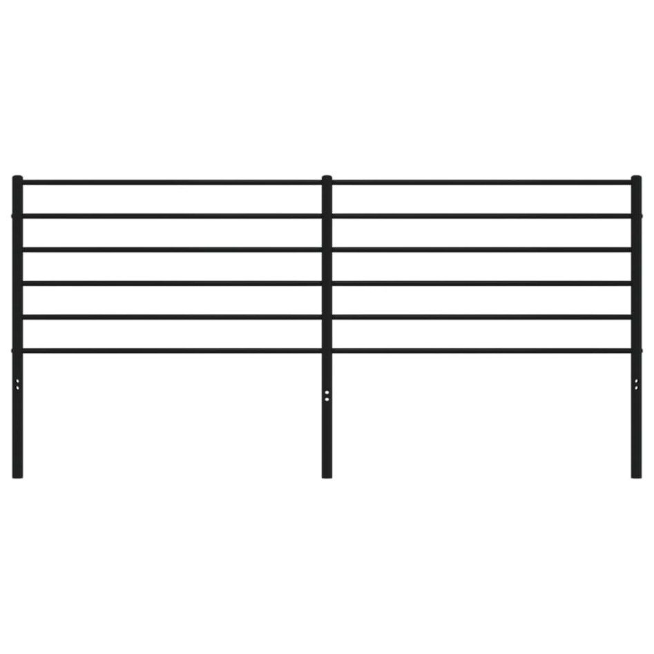 Cabecero de metal negro 200