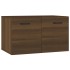 Armario pared madera contrachapada marrón roble 60x36,5x35