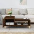 Mesa de centro madera contrachapada roble marrón 100x50x45