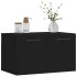 Armario de pared madera de ingeniería negro 60x36,5x35