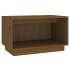 Mueble de TV madera maciza de pino marrón miel 60x35x35