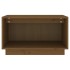 Mueble de TV madera maciza de pino marrón miel 60x35x35
