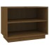 Armario zapatero madera maciza de pino marrón miel 60x34x45