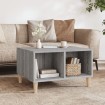Mesa de centro madera contrachapada gris Sonoma 60x50x36,5 cm