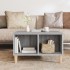 Mesa de centro madera contrachapada gris Sonoma 60x50x36,5