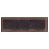 Alfombra lavable antideslizante negro y dorado 80x300