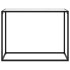 Mesa consola vidrio templado blanco 100x35x75