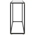 Mesa consola vidrio templado blanco 100x35x75