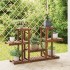 Soporte para flores madera maciza de abeto 110x25x73