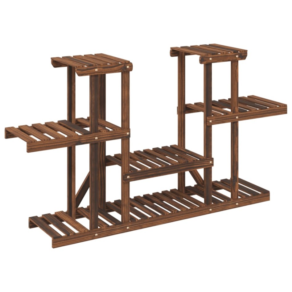 Soporte para flores madera maciza de abeto 110x25x73