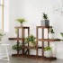 Soporte para flores madera maciza de abeto 110x25x73