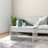 Mesa de centro madera contrachapada blanco brillante