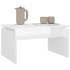 Mesa de centro madera contrachapada blanco brillante