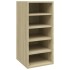 Mueble zapatero madera contrachapada roble Sonoma 31,5x35x70