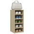 Mueble zapatero madera contrachapada roble Sonoma 31,5x35x70