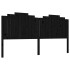 Cabecero de cama madera maciza de pino negro 206x4x110