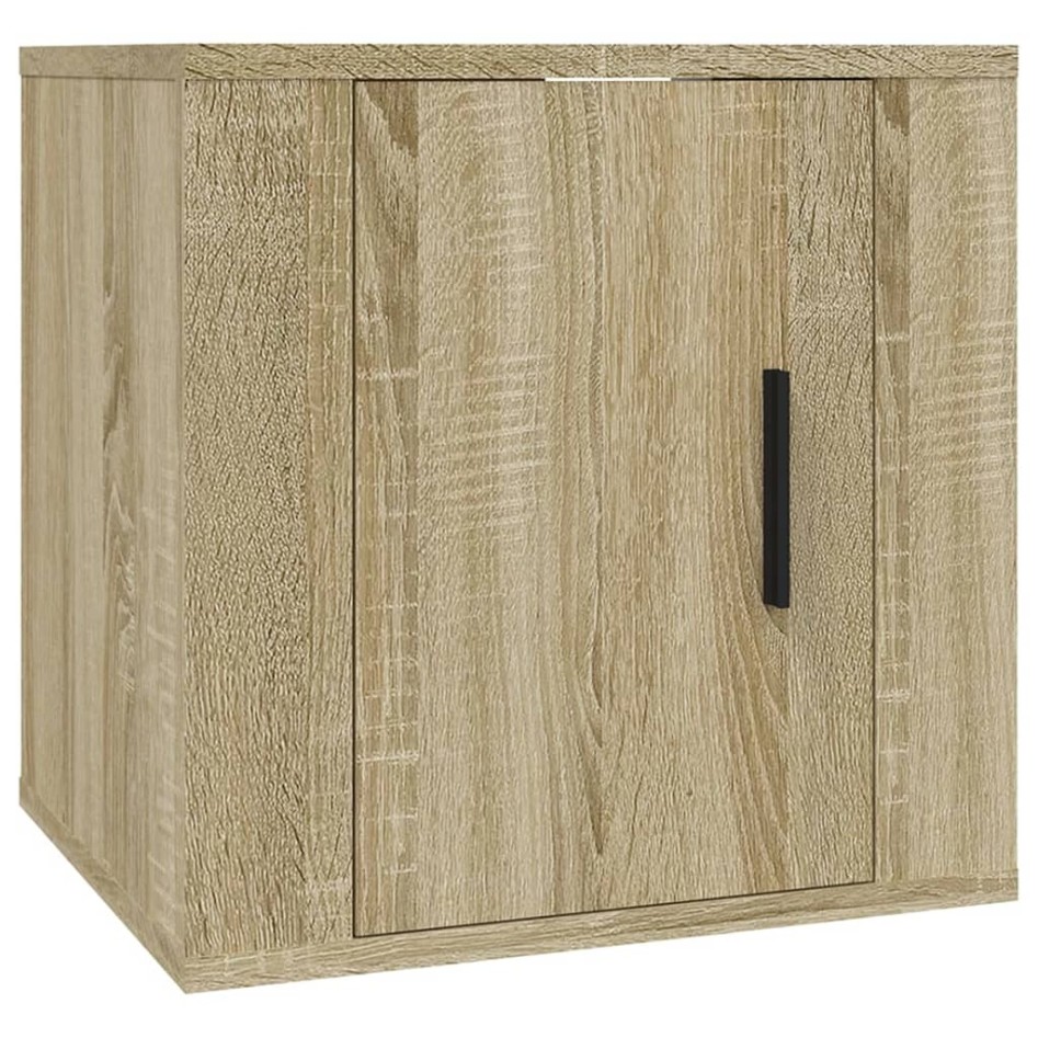 Mueble para TV de pared roble Sonoma 40x34,5x40