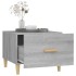 Mesa de centro madera contrachapada gris Sonoma 50x50x40