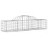 Cesta de gaviones forma arco hierro galvanizado 200x50x40/60
