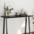 Tablero mesa madera tratada borde vivo marrón 120x50x(2-4)