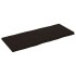 Tablero mesa madera tratada borde vivo marrón 120x50x(2-4)