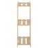 Estantería de 3 niveles madera pino maciza 80x28,5x90